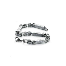 Free sample waterproof medical bracelets,stainless steel clasp bracelet